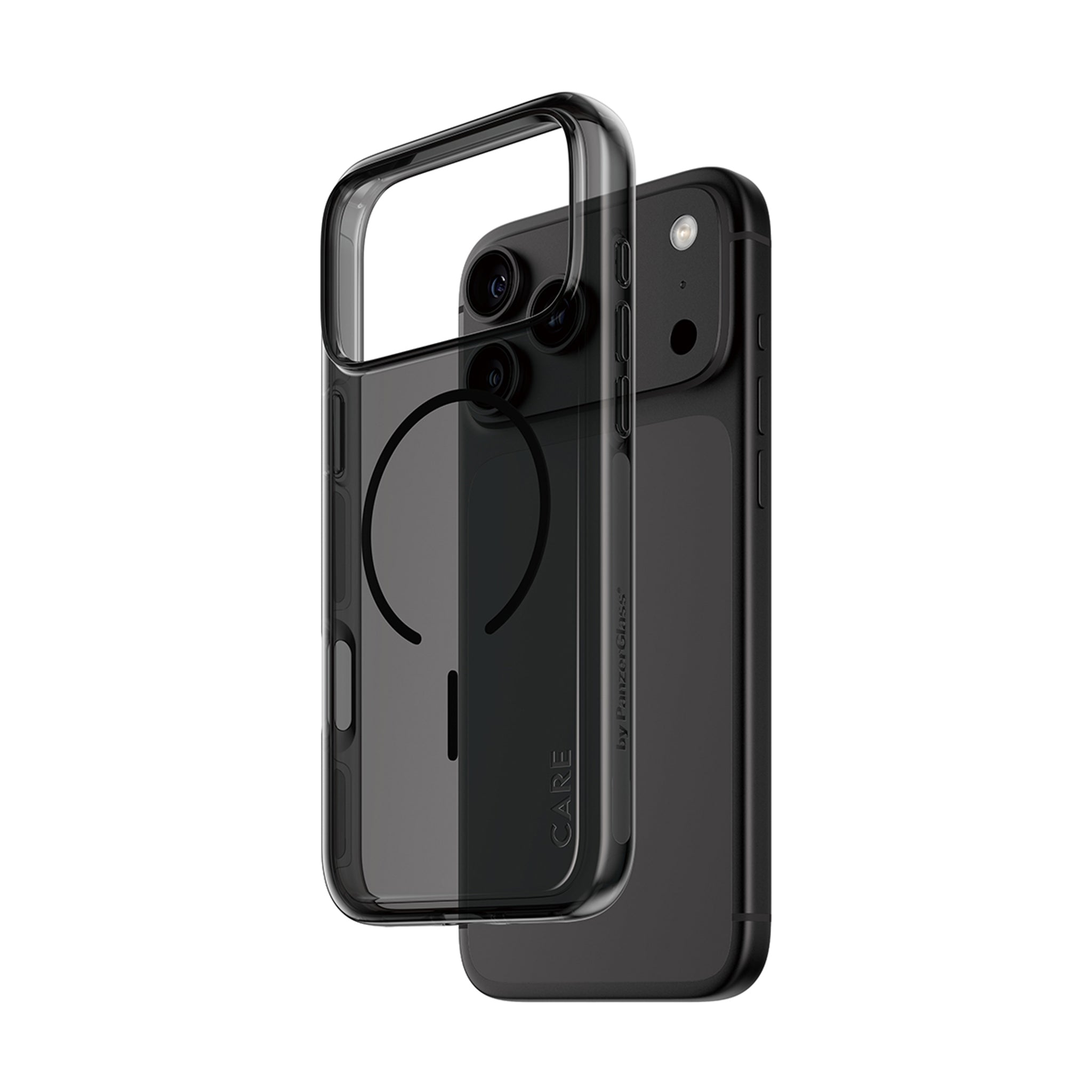 CARE™ by PanzerGlass® Smokey Case w. Black MagSafe iPhone 18 Pro Max | 17 Pro Max